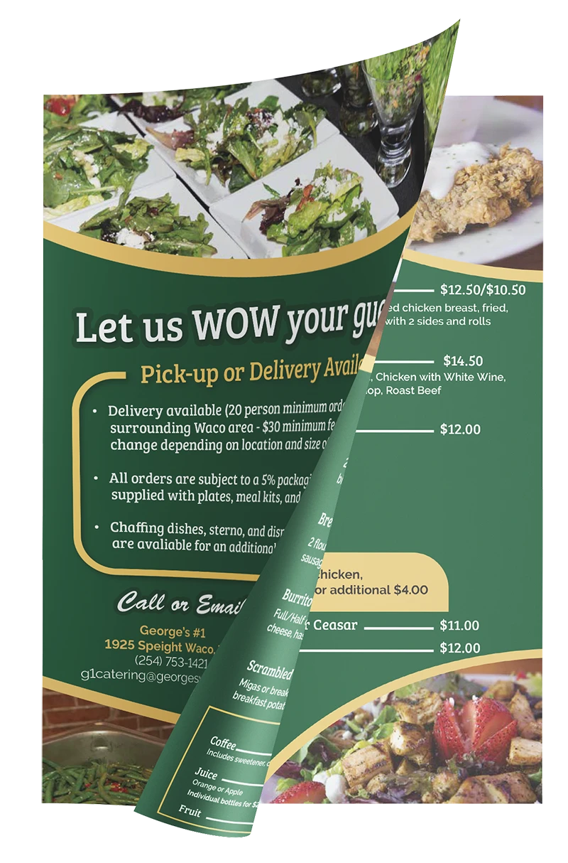 Geroges Catering Booklet